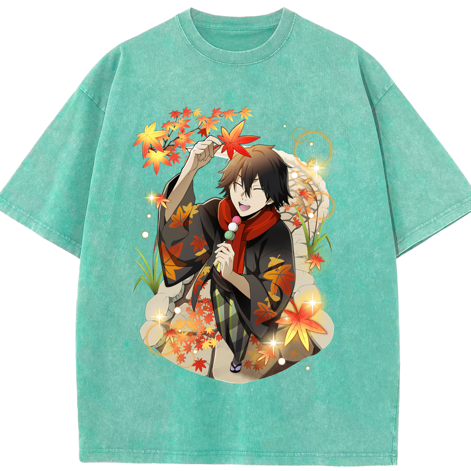 （画像用） 文豪ストレイドッグス Bungo Stray Dogs 綿100% ヴィンテージ風 半袖Tシャツ（フロントプリント）